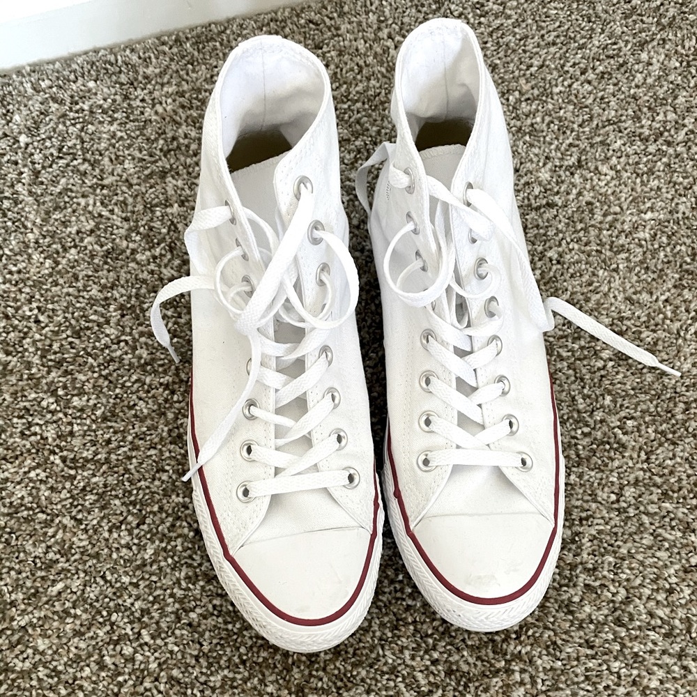 White High Top Converse